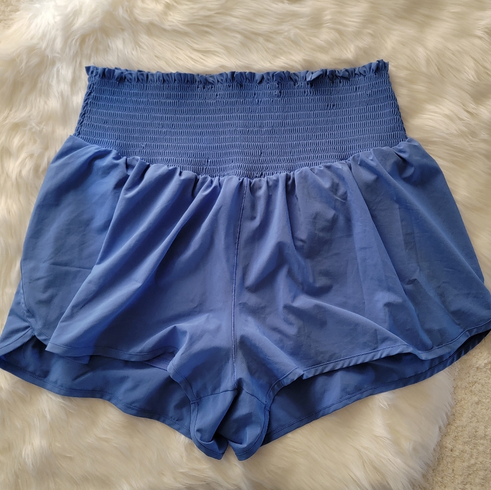aerie Women's Athletic Shorts in Periwinkle Blue